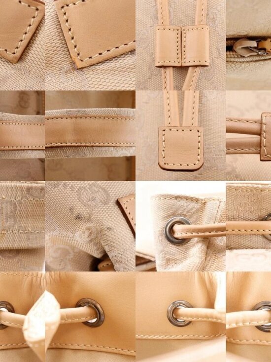 GUCCI Backpack Backpack Daypack 003.0242 beige GG canvas Women main image 4